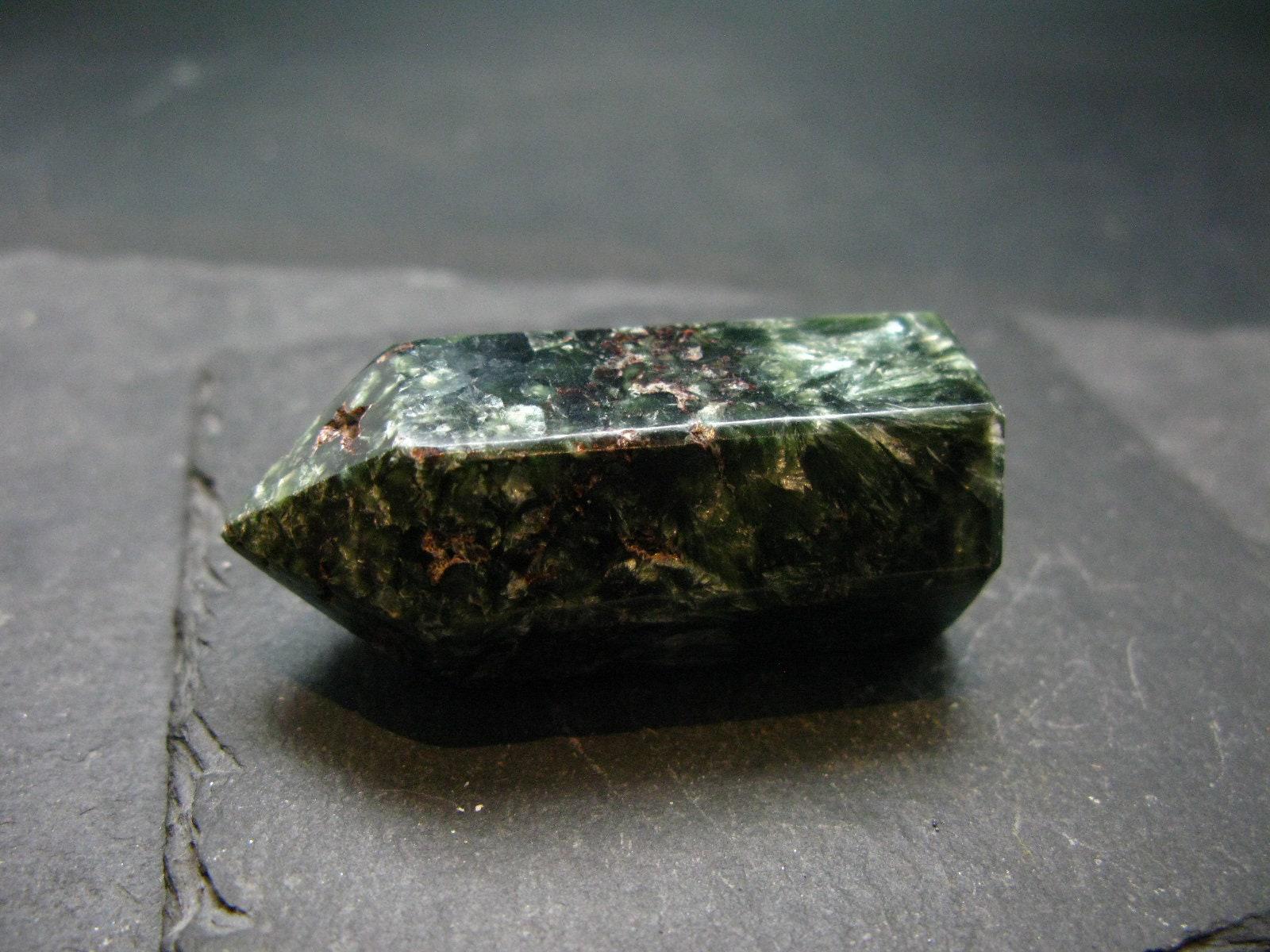 Nice Polished Seraphinite Obelisk From Russia - 2.1" Nice Polished Seraphinite Obelisk From Russia - 2.1"