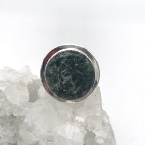Seraphinite Ring, Size 5 1/2 Seraphinite Ring, Size 5 1/2