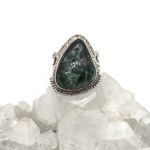 Seraphinite Ring, Size 6 1/2 Seraphinite Ring, Size 6 1/2