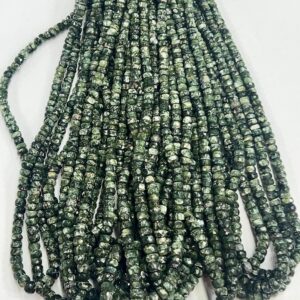 Seraphinite Gemstone Beads, 4-6mm Green Round, AA Quality, 17" Strand Seraphinite Gemstone Beads, 4-6mm Green Round, AA Quality, 17" Strand