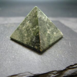 Large Polished Seraphinite Clinochlore Angels Wings Pyramid From Russia - 1.3" Large Polished Seraphinite Clinochlore Angels Wings Pyramid From Russia - 1.3"