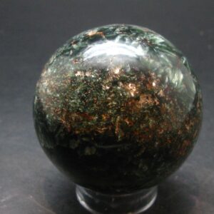 Nice Polished Seraphinite Clinochlore Sphere From Russia - 2.3" Nice Polished Seraphinite Clinochlore Sphere From Russia - 2.3"