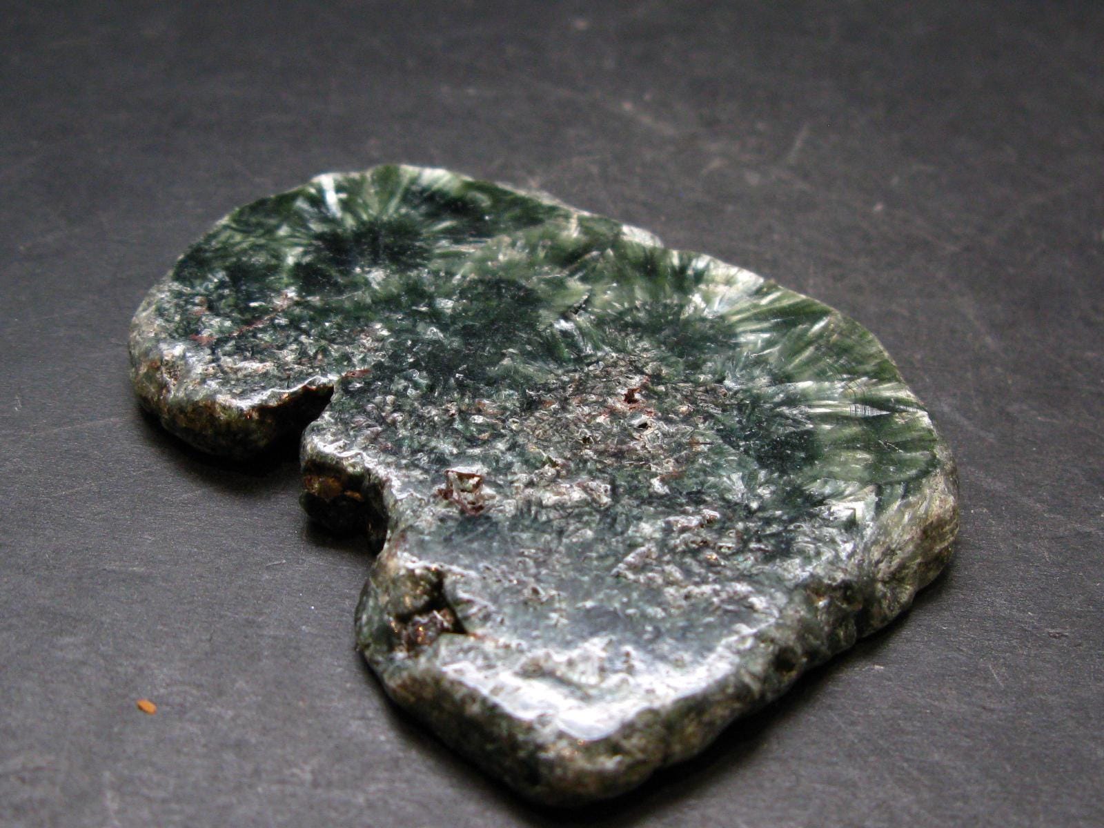 Nice Polished Seraphinite Clinochlore Stalactite Slab From Russia - 2.8" - 49.59 Grams