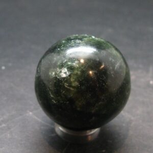 Nice Polished Seraphinite Clinochlore Sphere From Russia - 1.1" Nice Polished Seraphinite Clinochlore Sphere From Russia - 1.1"