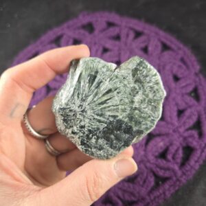 Seraphinite Slice Slab Crystal Green Rare Flat Stone Polished Russia Lapidary Seraphinite Slice Slab Crystal Green Rare Flat Stone Polished Russia Lapidary