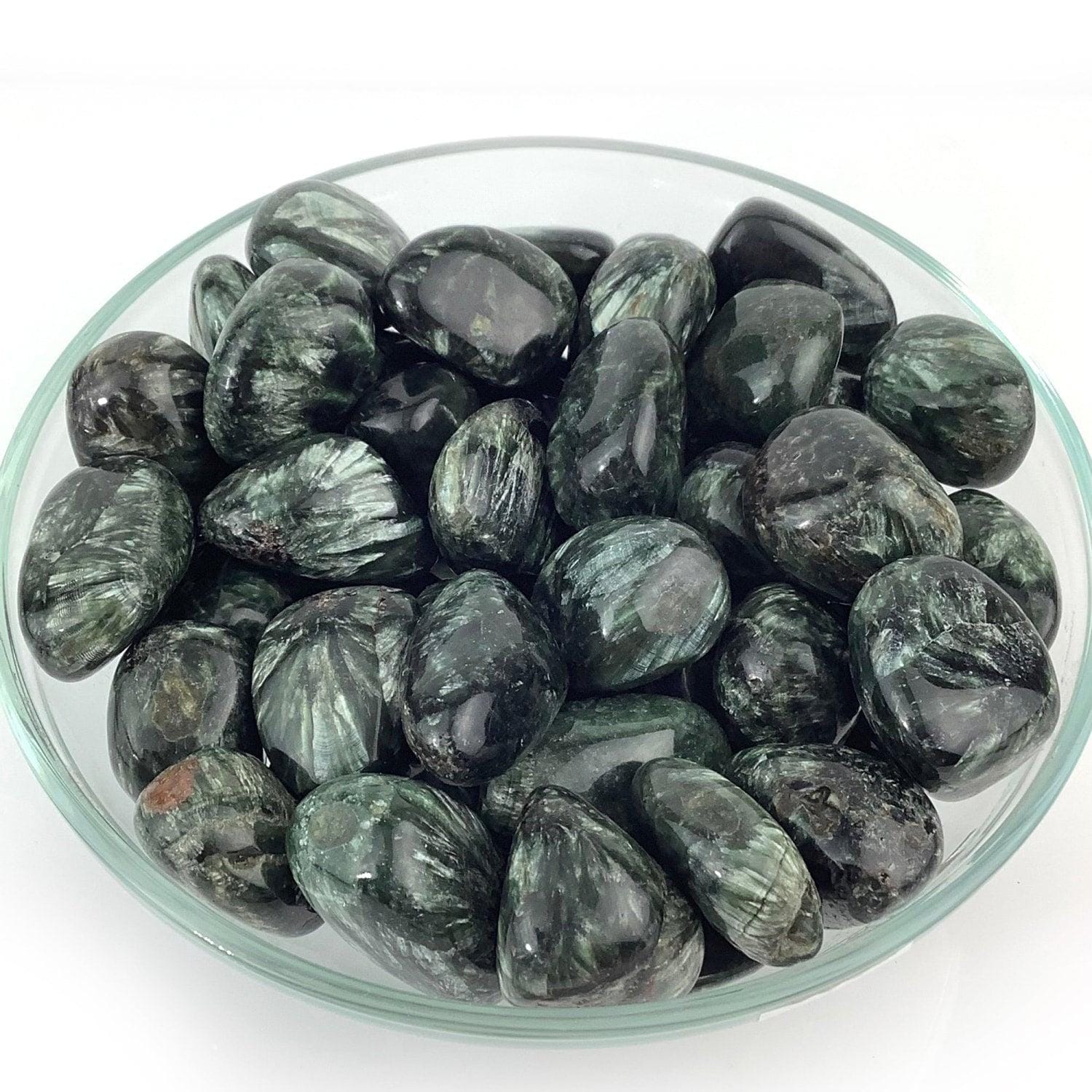Seraphinite 1 Large Tumbled Stone #sk2714