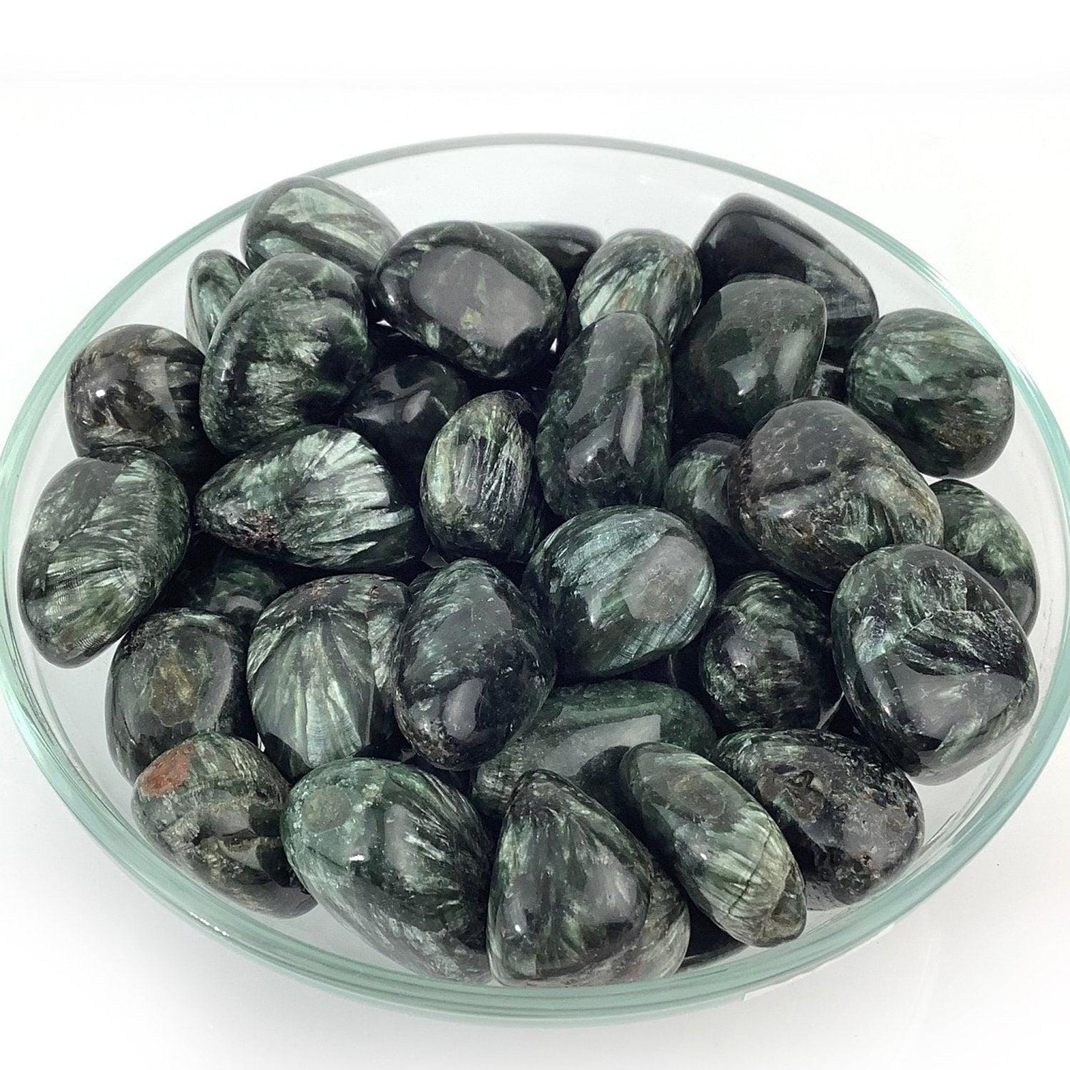 Seraphinite 1 Large Tumbled Stone #sk2714