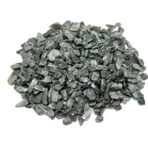 Seraphinite Chips – Gemstone Chips – Crystal Semi Tumbled Chips - Bulk Crystal - 7-12mm - CP1261 Seraphinite Chips – Gemstone Chips – Crystal Semi Tumbled Chips - Bulk Crystal - 7-12mm - CP1261