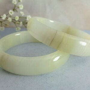 Afghanistan Jade Bangle: Serpentine Bracelet