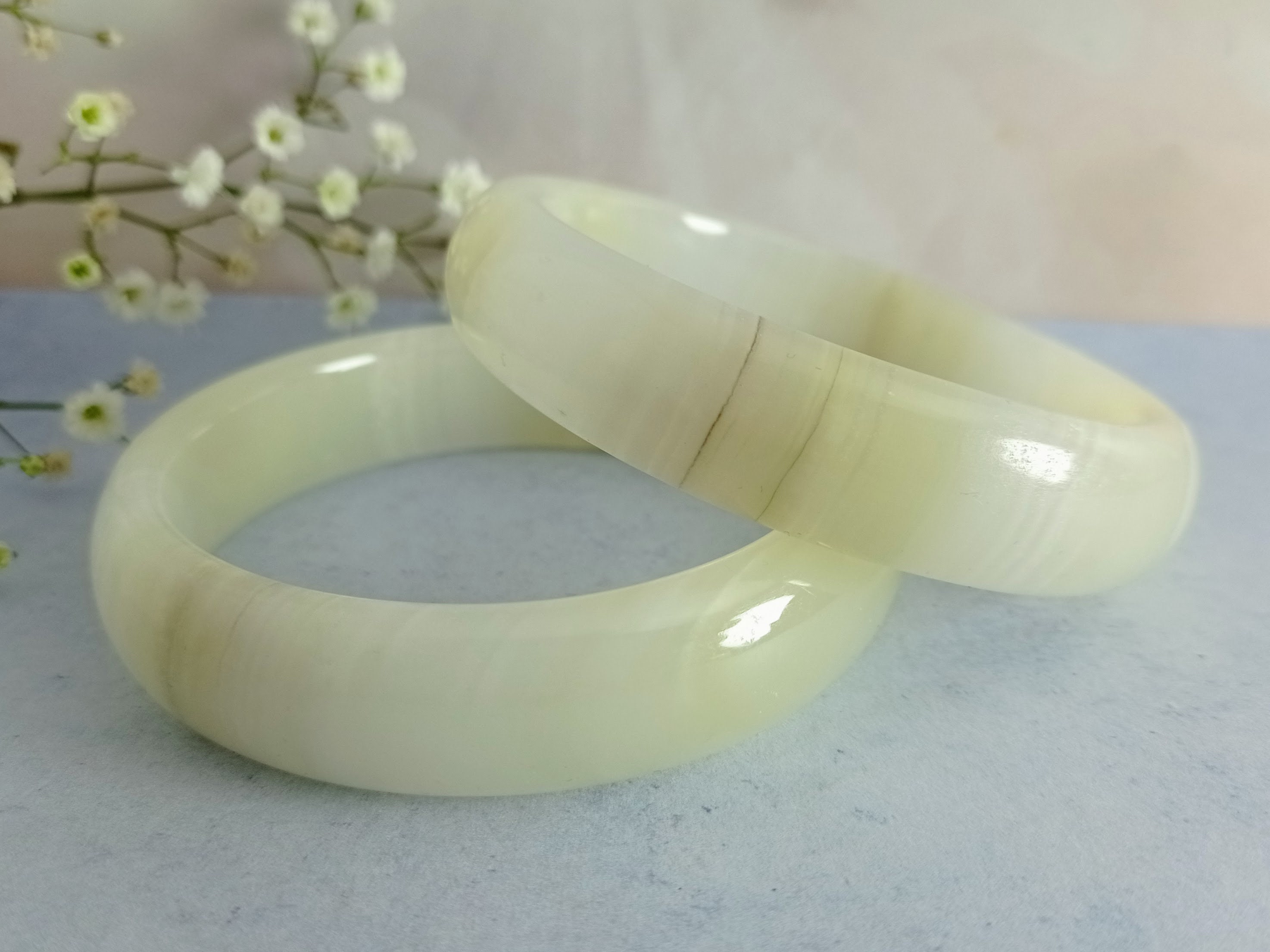 Afghanistan Jade Bangle: Serpentine Bracelet