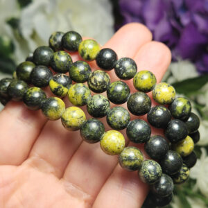 Serpentine Beaded Bracelet, 8mm Beads