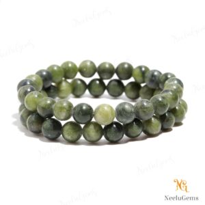 Green Serpentine Bracelet 8mm New Jade Wisdom Stone For Kundalini Awakening Olive Green Gemstone Unisex Meditation Gift Healing Beads Green Serpentine Bracelet 8mm New Jade Wisdom Stone For Kundalini Awakening Olive Green Gemstone Unisex Meditation Gift Healing Beads