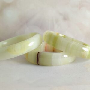 Green Serpentine Bangle: Afghanistan Jade Bracelet