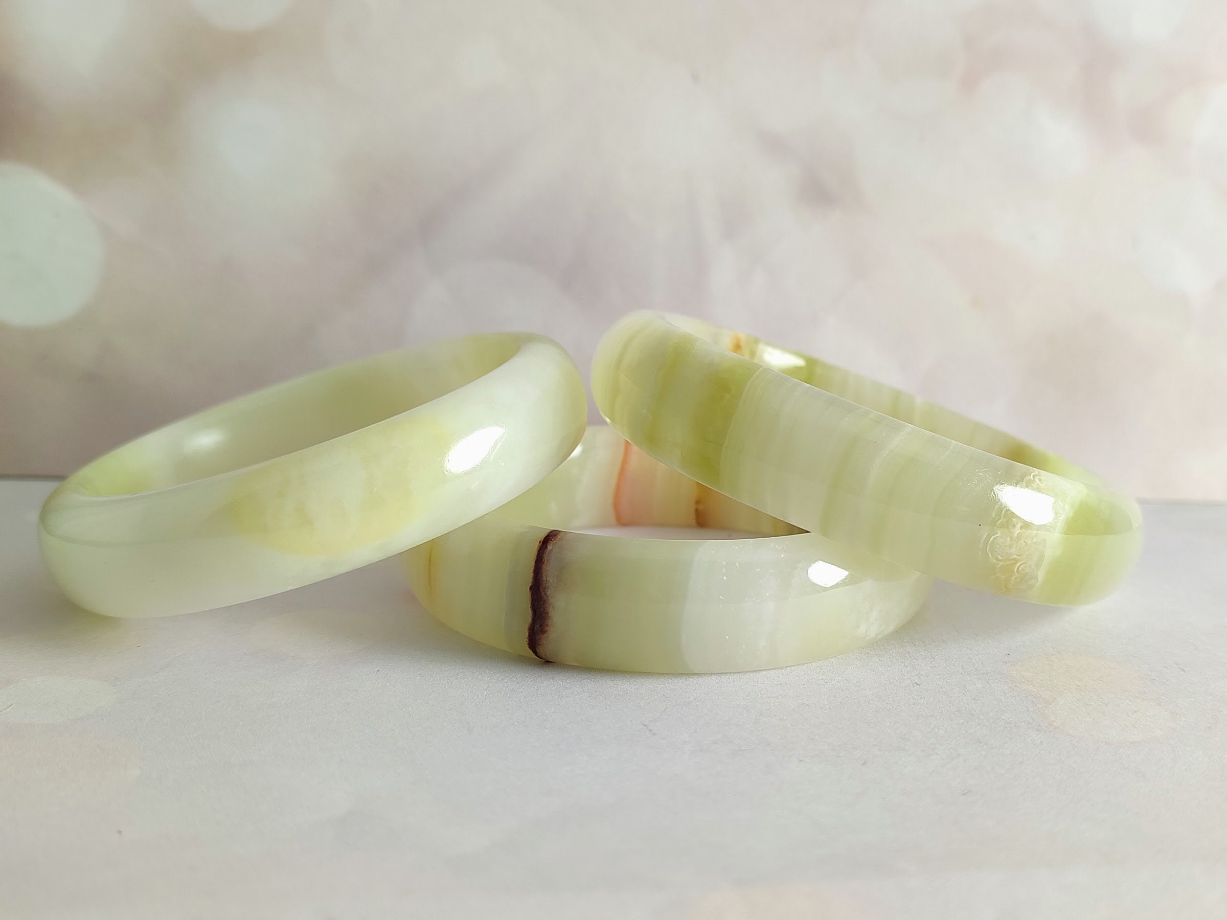 Green Serpentine Bangle: Afghanistan Jade Bracelet