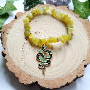 Serpentine Mystic Snake Bracelet - Earth Element - Good Health Serpentine Mystic Snake Bracelet - Earth Element - Good Health