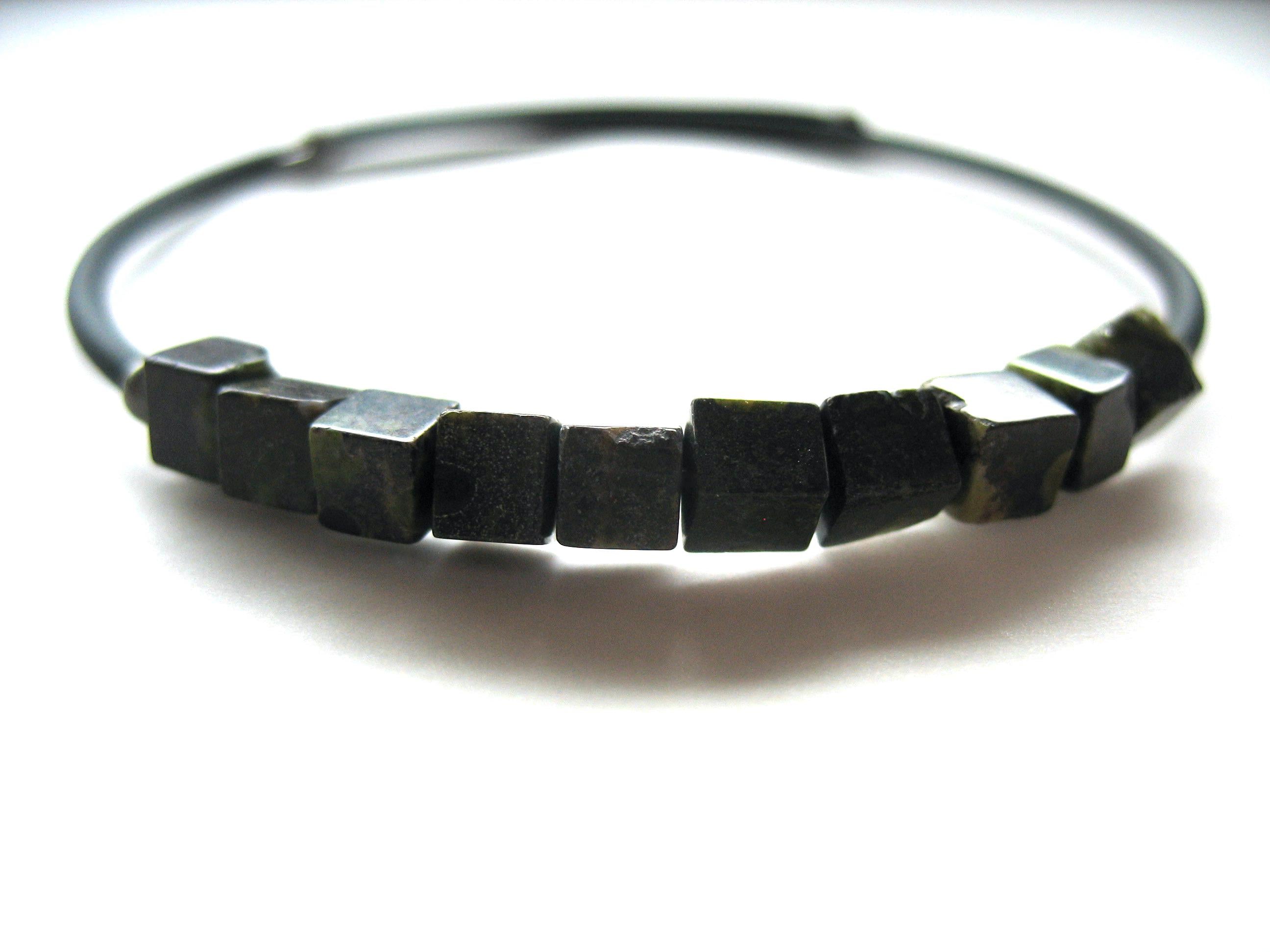 Serpentine Stone Cuff Bracelet Jewelry Made In Usa
