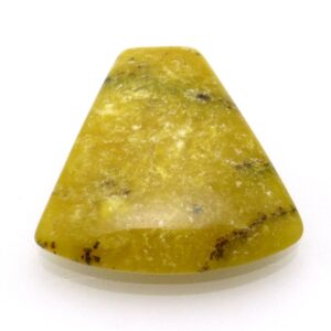 Golden Serpentine Serpentineite Cabochon Large Statement Stone Kundalini Chakra Gemstone Heart Root Crown Chakra Stone Dendritic Handmade