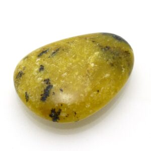 Golden Serpentine Serpentineite Cabochon Large Statement Stone Kundalini Chakra Gemstone Heart Root Crown Chakra Stone Dendritic Handmade