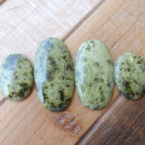Serpentine Cabochon, Green Serpentine Stone, Green Jewelry, Natural Serpentine Stone Cabochon, Serpentine Gemstone