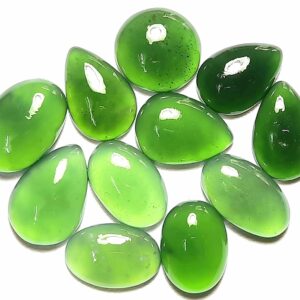 Natural Serpentine Cabochon Gemstones: Mix Shape,free Size,pear,oval,marquise,round