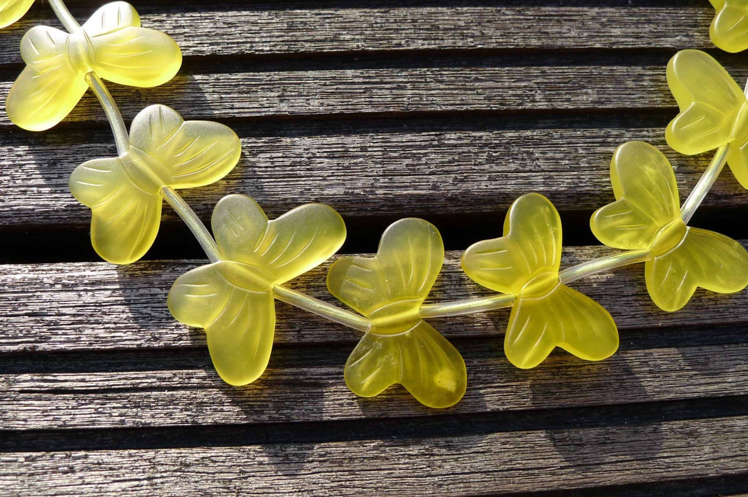 Green Serpentine Butterflies Matte Beads 19.5-31mm (etb00309) Unique Jewelry/vintage Jewelry/gemstone Necklace