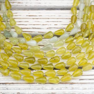 Green Serpentine Cone Beads (etb01781) Unique Jewelry/vintage Jewelry/gemstone Necklace
