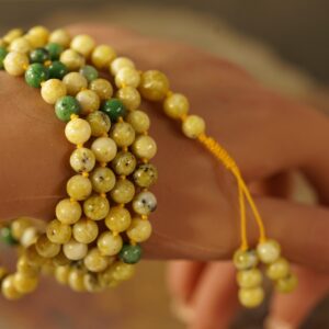Serpentine-ruby In Zoisite Mala (108+guru) • 6-mm • Growth Catalyst Mala • Vital Earth Beads • Root To Heart Flow • Life Force Mala • 4905