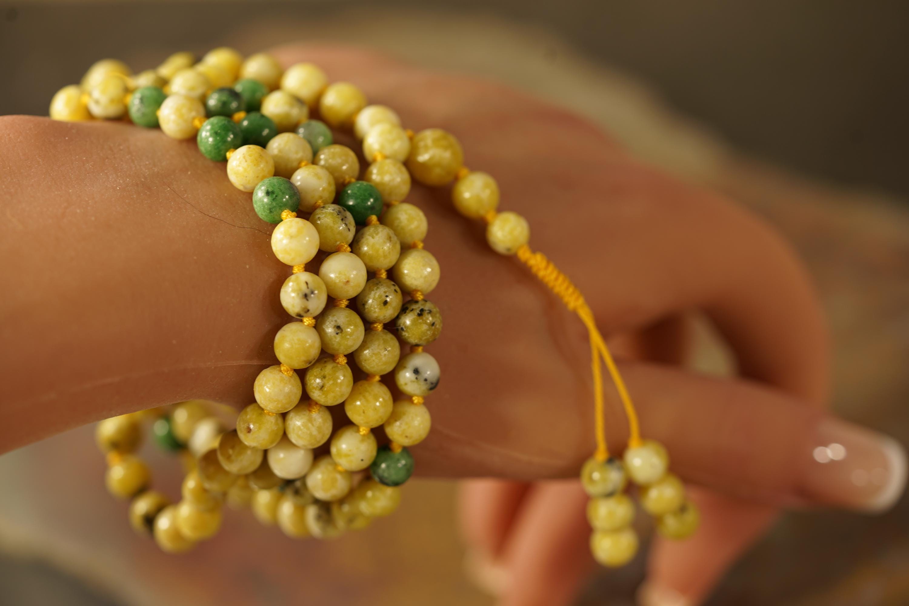 Serpentine-ruby In Zoisite Mala (108+guru) • 6-mm • Growth Catalyst Mala • Vital Earth Beads • Root To Heart Flow • Life Force Mala • 4905