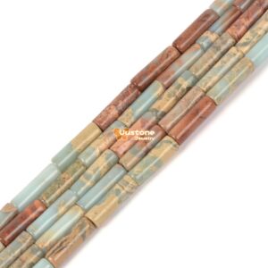 13mm Serpentine cylinder tube loose gemstone beads 15" 13mm Serpentine cylinder tube loose gemstone beads 15"
