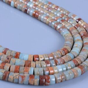 6mm Serpentine heishi loose gemstone beads 16" 6mm Serpentine heishi loose gemstone beads 16"