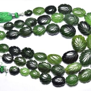 Big Serpentine Carved Oval Beads - 8 Inches - Natural Beautiful Serpentine Carving Oval Beads Strand - Size Is 8x10 - 12x16 Mm #13 Big Serpentine Carved Oval Beads - 8 Inches - Natural Beautiful Serpentine Carving Oval Beads Strand - Size Is 8x10 - 12x16 Mm #13
