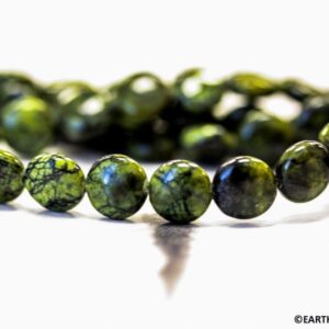 M/ Russian Serpentine 8mm/ 10mm Coin beads 16" strand Real Serpentine from Russia Not dyed gemstone beads for jewelry making M/ Russian Serpentine 8mm/ 10mm Coin beads 16" strand Real Serpentine from Russia Not dyed gemstone beads for jewelry making