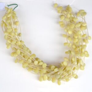 Natural Yellow Serpentine Pear Shaped Faceted Briolette Beads, 11mm Serpentine Gemstone Beads, Sold As 15 Inch Strand, GDS1947 Natural Yellow Serpentine Pear Shaped Faceted Briolette Beads, 11mm Serpentine Gemstone Beads, Sold As 15 Inch Strand, GDS1947
