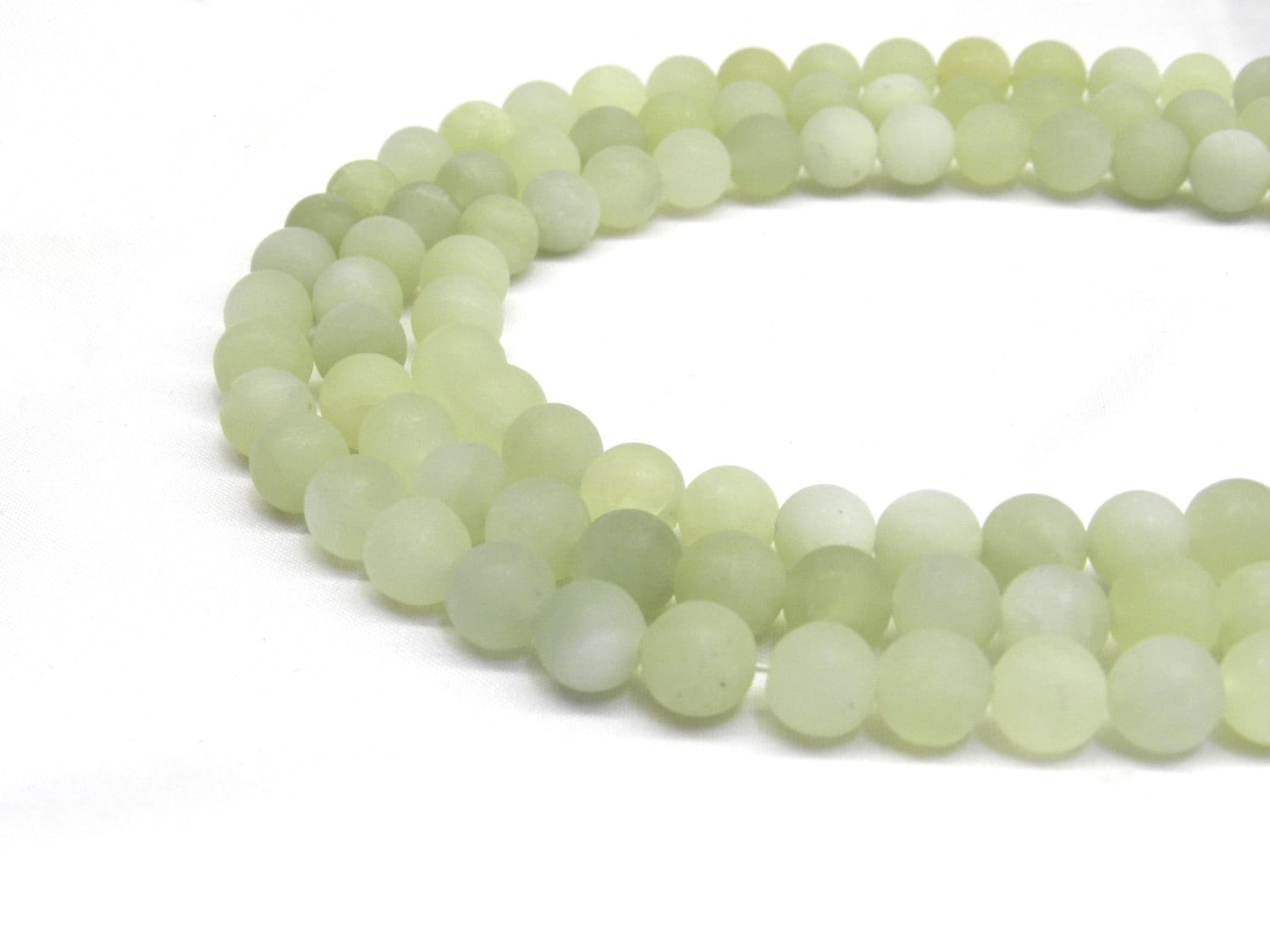 New Jade, Serpentine Beads, 8mm Beads, Frosted Beads, Matte Beads, Pale Yellow, Light Green, 8mm Gemstone Beads, Green Gemstone Beads, 15.5”