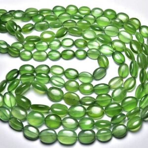 Superb Quality Serpentine Oval Beads - 9.5 Inches - Natural Smooth Serpentine Oval Shape Beads - Size Is 6x8- 10x13mm #2272 Superb Quality Serpentine Oval Beads - 9.5 Inches - Natural Smooth Serpentine Oval Shape Beads - Size Is 6x8- 10x13mm #2272