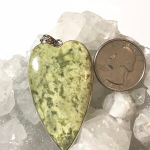 Beautiful Serpentine Heart Pendant Beautiful Serpentine Heart Pendant