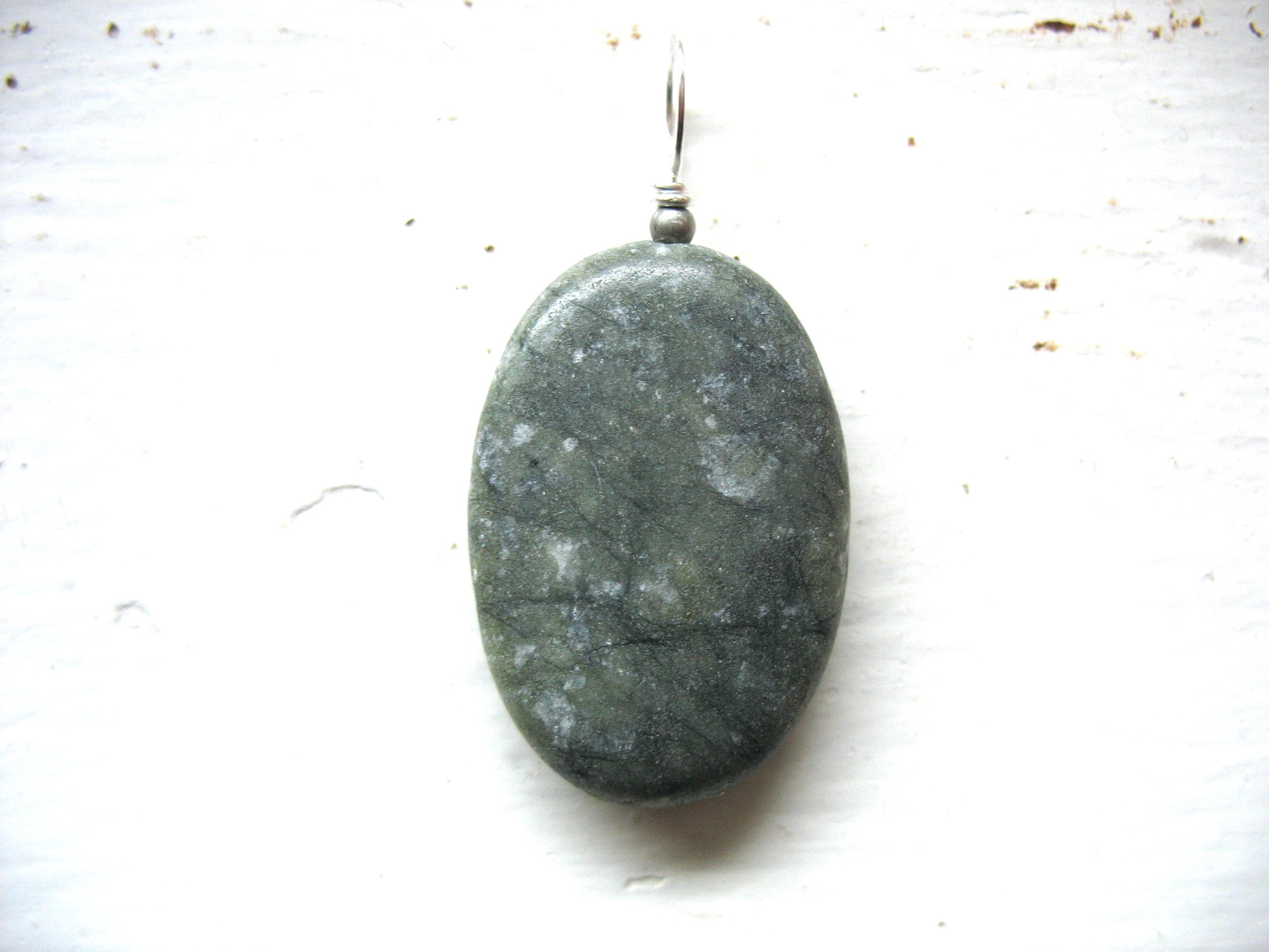 Serpentine Gemstone Stone Pendant Necklace Jewelry Handmade In Usa