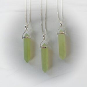 Serpentine Sterling Silver Gemstone Necklace • Genuine Serpentine • Serpentine Point • Serpentine Pendant Set in Sterling • Healing Gemstone Serpentine Sterling Silver Gemstone Necklace • Genuine Serpentine • Serpentine Point • Serpentine Pendant Set in Sterling • Healing Gemstone