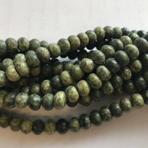 serpentine 10x6mm rondelle gemstone beads--15.5'' serpentine 10x6mm rondelle gemstone beads--15.5''