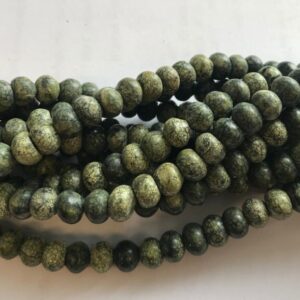serpentine 8x5mm rondelle gemstone beads--15.5'' serpentine 8x5mm rondelle gemstone beads--15.5''