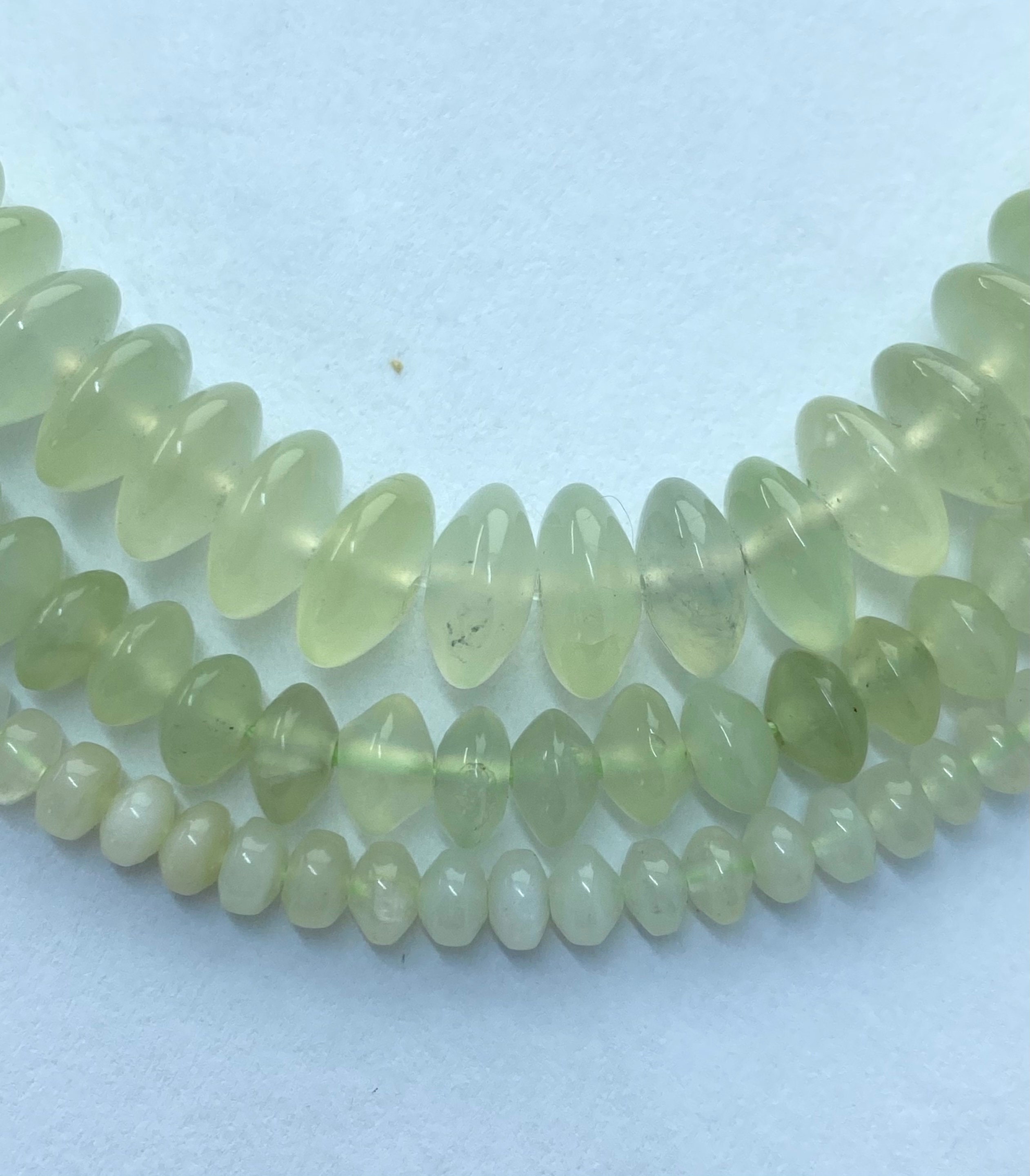 Serpentine Rondelle Gemstone Beads, Available In 4, 6 And 9mm. 15” Strand Of Celery Green Rondelle/saucer Beads. New Jade.