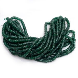 Natural Serpentine Smooth Tyre Rondelle Beads, 7mm Serpentine Green Color Round Heishi Gemstone Beads, 16 Inch Strand, Gds2127 Natural Serpentine Smooth Tyre Rondelle Beads, 7mm Serpentine Green Color Round Heishi Gemstone Beads, 16 Inch Strand, Gds2127