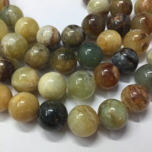 12mm New Jade Gemstone Beads. 15" Strand Of High Quality Round Beads, About 38 Per Strand. Flower Jade. Rainbow Serpentine. 12mm New Jade Gemstone Beads. 15" Strand Of High Quality Round Beads, About 38 Per Strand. Flower Jade. Rainbow Serpentine.