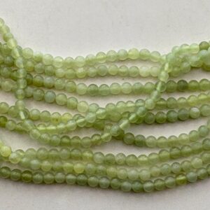 3mm Serpentine/new Jade Gemstone Beads. 15” Strand Of Light Green Round Beads, About 120 Per Strand. Light Green "jade" 3mm Serpentine/new Jade Gemstone Beads. 15” Strand Of Light Green Round Beads, About 120 Per Strand. Light Green "jade"