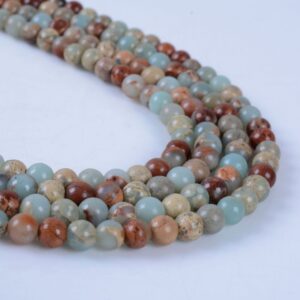 4mm368 4mm Light Serpentine Round Ball Loose Gemstone Beads 16" 4mm368 4mm Light Serpentine Round Ball Loose Gemstone Beads 16"