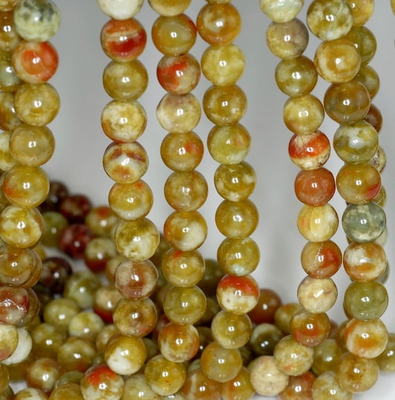 8mm Russian Serpentine Gemstone Grade Aaa Green Red Round 8mm Loose Beads 15.5 Inch Full Strand Lot 1,2,6 And 12 (80000383-784) 8mm Russian Serpentine Gemstone Grade Aaa Green Red Round 8mm Loose Beads 15.5 Inch Full Strand Lot 1,2,6 And 12 (80000383-784)