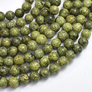 Serpentine 8mm(8.5mm) Round Beads, 15 Inch, Approx. 45 Beads, Hole 1mm (395054005) Serpentine 8mm(8.5mm) Round Beads, 15 Inch, Approx. 45 Beads, Hole 1mm (395054005)