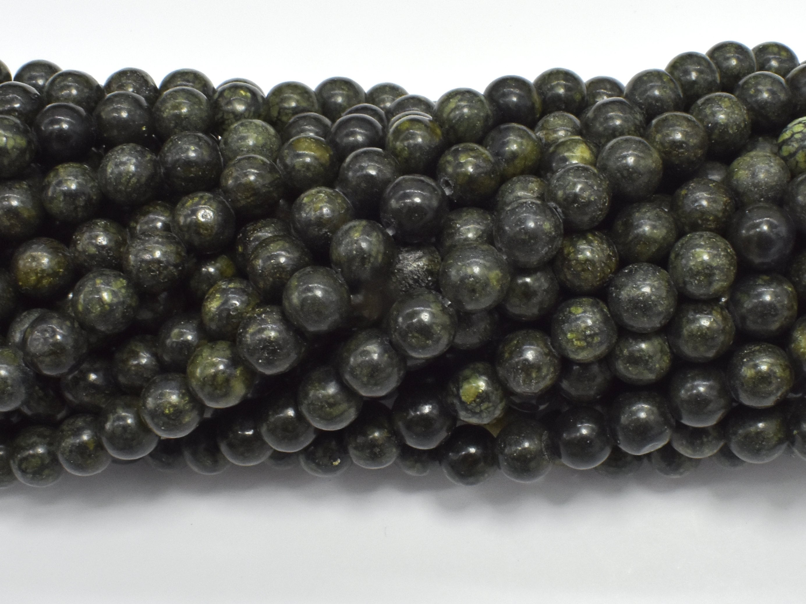 Serpentine Beads, Round, 6mm, 15.5 Inch, Full Strand, Approx. 60 Beads, Hole 1mm (395054003)
