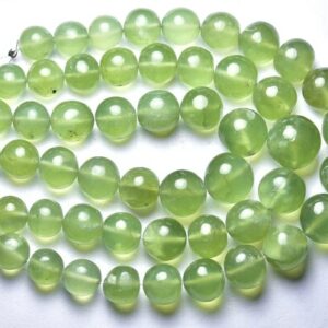 Serpentine Round Beads - 8 Inches - Natural Beautiful Serpentine Smooth Balls Round Beads Strand - Size is 10- 13mm #2228 Serpentine Round Beads - 8 Inches - Natural Beautiful Serpentine Smooth Balls Round Beads Strand - Size is 10- 13mm #2228