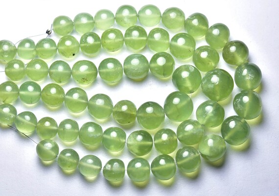 Serpentine Round Beads - 8 Inches - Natural Beautiful Serpentine Smooth Balls Round Beads Strand - Size Is 10- 13mm #2228 Serpentine Round Beads - 8 Inches - Natural Beautiful Serpentine Smooth Balls Round Beads Strand - Size Is 10- 13mm #2228